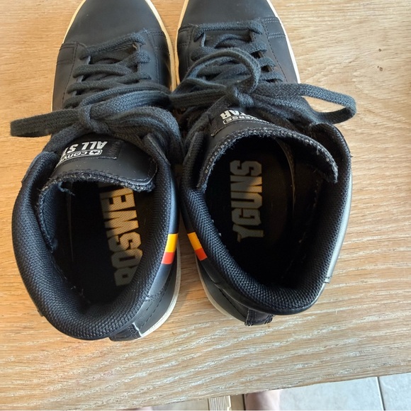 Converse Black and Tan Sneakers - Picture 5 of 8